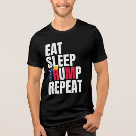 リ食べープ・トランプ再大統領再選挙 トライブレンドＴシャツ