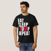 リ食べープ・トランプ再大統領再選挙 Tシャツ (正面フル)