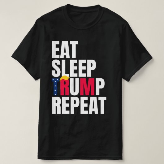 リ食べープ・トランプ再大統領再選挙 Tシャツ (デザイン正面)