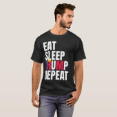 リ食べープ・トランプ再大統領再選挙 Tシャツ (正面フル)