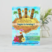 ルアの誕生日招待状 招待状 (スタンド正面)