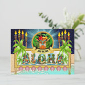 ルアウへの招待 - 詳細は裏面をご覧ください 招待状 (スタンド正面)