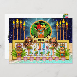 ルアウへの招待 - 詳細は裏面をご覧ください 招待状