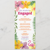 ルアウエンゲージパーティートロピカル メニュー (正面)