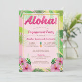 ルアウエンゲージメントパーティーの招待状 招待状 (スタンド正面)