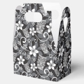 ルアウティキ柄（チャコール） フェイバーボックス (オープン)