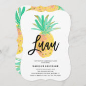 ルアウパーティー招待状 招待状 (正面/裏面)