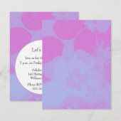 ルアウ招待状 招待状 (正面/裏面)