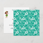 ルアウ招待状 招待状 (正面/裏面)