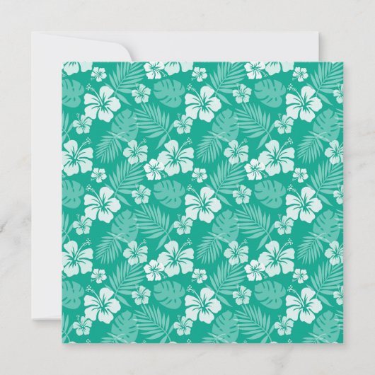 ルアウ招待状 招待状 (正面)