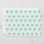 ルアウ誕生日招待状 招待状 (裏面)