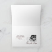 ルアウ ウェディング 感謝カード タートルブルー (内部)