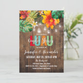 ルアウ カップルシャワーの招待状 (スタンド正面)