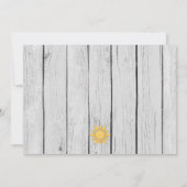 ルアウ ハワイアン バースデー パーティー ビーチ セレブレーション 招待状 (裏面)