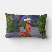 ルアウ（ハワイ式宴会）のパーティー ランバークッション (裏面)