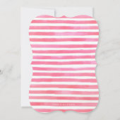 ルアウ(ハワイ式宴会)のブライダルシャワーの招待状 招待状 (裏面)