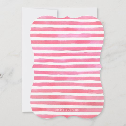 ルアウ（ハワイ式宴会）のブライダルシャワーの招待状 招待状 (裏面)