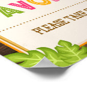 ルアウ（ハワイ式宴会）の好意 ポスター (角)