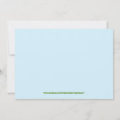 ルアウ（ハワイ式宴会）の招待状 招待状 (裏面)