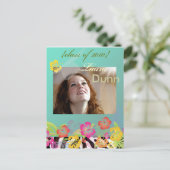 ルアウ(ハワイ式宴会)の目盛り、写真のポストカード/ダイカラー インビテーションポストカード (スタンド正面)