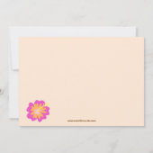 ルアウ（ハワイ式宴会）の誕生日のパーティの招待状 招待状 (裏面)