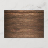 ルアウ（ハワイ式宴会）の赤ちゃんシャワーブックインサート エンクロージャーカード (裏面)