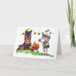 ルアウ（ハワイ式宴会）のWigglesworths カード