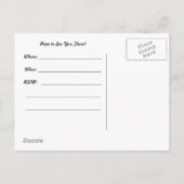 ルアウ（ハワイ式宴会）への招待されました! 招待状 (裏面)