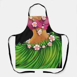 ルアウ（ハワイ式宴会）またはキッチンの笑いエプロン エプロン