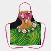 ルアウ（ハワイ式宴会）またはキッチンの笑いエプロン エプロン (正面)