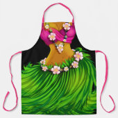 ルアウ(ハワイ式宴会)または子供を困らせる方法 エプロン (正面)