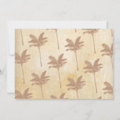 ルアウ(ハワイ式宴会)アロハフォトバースデーパーティトロピカル招待状 招待状 (裏面)