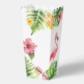 ルアウ（ハワイ式宴会）ガールトロピカルアロハ誕生日パーティー フェイバーボックス (裏面)