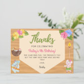 ルアウ(ハワイ式宴会)サンキューカード サンキューカード (スタンド正面)