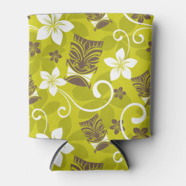 ルアウ（ハワイ式宴会）タイキ模様 缶クーラー