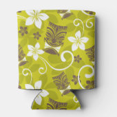 ルアウ（ハワイ式宴会）タイキ模様 缶クーラー (裏面)