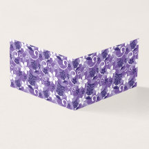 ルアウ（ハワイ式宴会）チキ模様（紫）