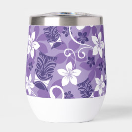 ルアウ（ハワイ式宴会）チキ模様（紫）