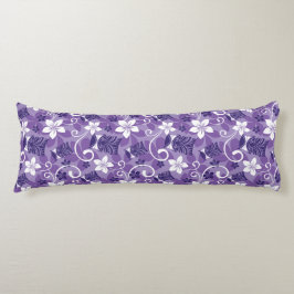ルアウ（ハワイ式宴会）チキ模様（紫） ボディピロー