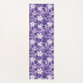 ルアウ（ハワイ式宴会）チキ模様（紫） ヨガマット