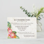 ルアウ(ハワイ式宴会)トロピカルビーチリゾート宿泊施設 エンクロージャーカード (スタンド正面)