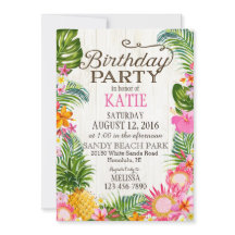 ルアウ（ハワイ式宴会）ハウィアンビーチ誕生素朴パーティー