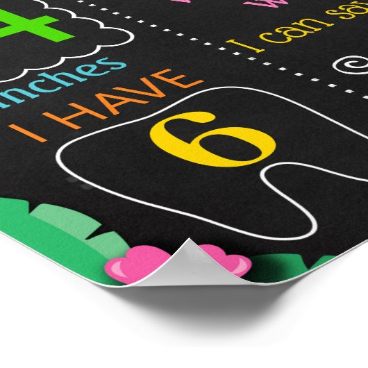 ルアウ（ハワイ式宴会）ハワイアンサマー誕生日ボード ポスター (角)