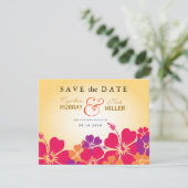 ルアウ(ハワイ式宴会)/ハワイアン日付カードの保存 セーブザデート (スタンド正面)