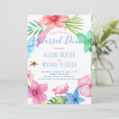 ルアウ（ハワイ式宴会）ハワイアン熱帯フローラリハーサルディナー 招待状 (スタンド正面)