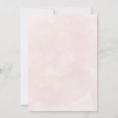 ルアウ（ハワイ式宴会）ハワイアン熱帯フローラ婚約パーティ 招待状 (裏面)