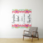 ルアウ（ハワイ式宴会）パーソナライズされた花卒業旗