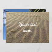 ルアウ（ハワイ式宴会）パーティの招待状 招待状 (正面/裏面)