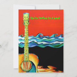 ルアウ（ハワイ式宴会）パーティの招待状 招待状