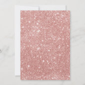 ルアウ(ハワイ式宴会)パーティーバラ金ゴールドパイナップルベビーシャワーカード 招待状 (裏面)